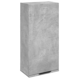 Berkfield Home Wall-mounted Bathroom Cabinet Concrete Grey 32x20x67 cm - Size: 32 x 20 x 67 cm