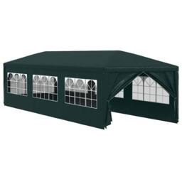Berkfield Home Party Tent 3x9 m Green - thumbnail 2