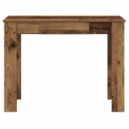 Berkfield Home Desk Old Wood 100x45x75 cm Engineered Wood in Brown - Size: 100 x 45 x 75 cm - thumbnail 4