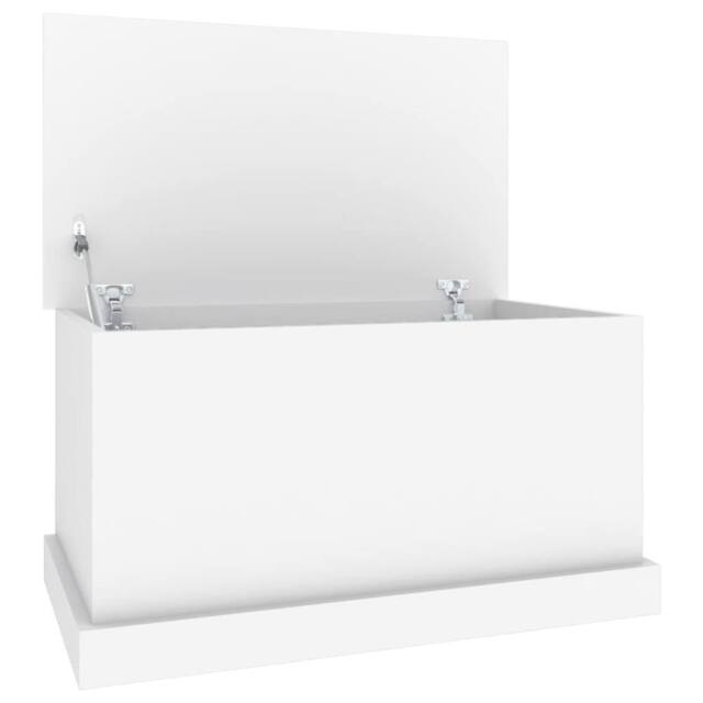 Berkfield Home Storage Box White 70x40x38 cm Engineered Wood - Size: 70 x 40 x 38 cm - image 1