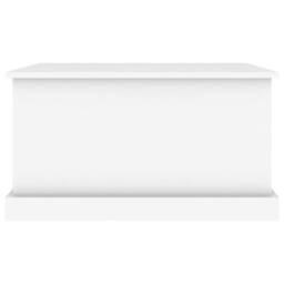 Berkfield Home Storage Box White 70x40x38 cm Engineered Wood - Size: 70 x 40 x 38 cm - thumbnail 6