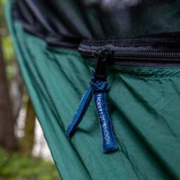 Ticket To The Moon Lightest Pro Hammock - Portable Camping Hammock in Dark Green - thumbnail 5