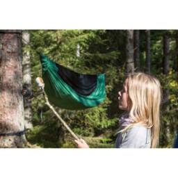 Ticket To The Moon Lightest Pro Hammock - Portable Camping Hammock in Dark Green - thumbnail 8