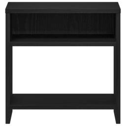 Berkfield Home Bedside Cabinet Black Oak 40x30x40 cm Engineered Wood - Size: 40 x 30 x 40 cm - thumbnail 5