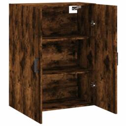 Berkfield Home Wall Mounted Cabinet Smoked Oak 69.5x34x90 cm in Brown - thumbnail 6