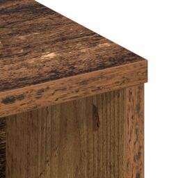 Berkfield Home Headboard Cabinet Old wood 100 x 19 x 103.5 cm Engineered wood in Brown - thumbnail 8