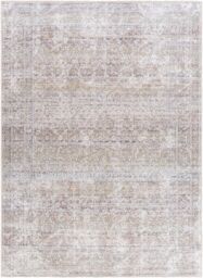 Livabliss Our Pnw Home Rainier-Washable Brown Beige Traditional Vintage Living Rug in Dark Brown - Size: 160 cm x 220 cm - thumbnail 2