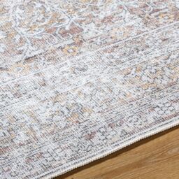 Livabliss Our Pnw Home Rainier-Washable Brown Beige Traditional Vintage Living Rug in Dark Brown - Size: 160 cm x 220 cm - thumbnail 3