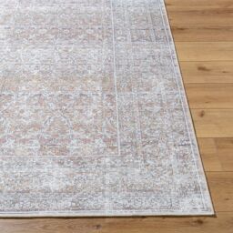 Livabliss Our Pnw Home Rainier-Washable Brown Beige Traditional Vintage Living Rug in Dark Brown - Size: 160 cm x 220 cm - thumbnail 5
