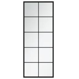 Berkfield Home Wall Mirrors 2 pcs Black 100x40 cm Metal - thumbnail 4