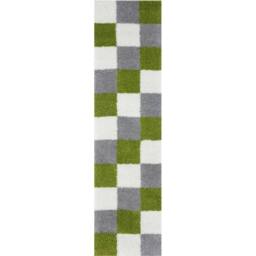 THE RUGS Soft Green Ivory High Pile Shaggy Rugs & Runners Living Room - Size: 160 cm x 230 cm - thumbnail 7