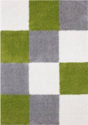 THE RUGS Soft Green Ivory High Pile Shaggy Rugs & Runners Living Room - Size: 160 cm x 230 cm - thumbnail 2