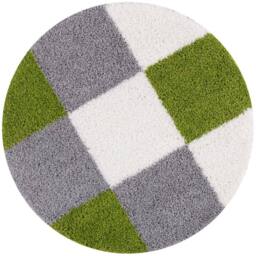 THE RUGS Soft Green Ivory High Pile Shaggy Rugs & Runners Living Room - Size: 160 cm x 230 cm - thumbnail 6