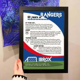 Afewhometruths Personalised 60th Birthday Gift Framed Print For Football Fans - thumbnail 3