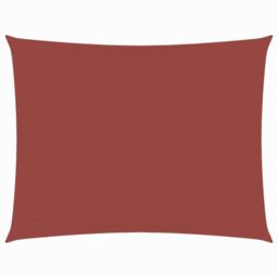 Berkfield Home Sunshade Sail Oxford Fabric Rectangular 2.5x4 m Terracotta in Brown - thumbnail 2