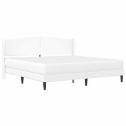 Berkfield Home Bed Frame with Headboard White 180 x 200 cm Faux Leather - thumbnail 3