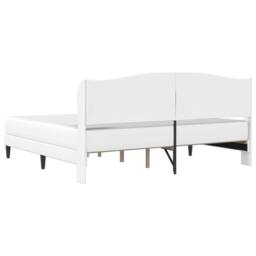Berkfield Home Bed Frame with Headboard White 180 x 200 cm Faux Leather - thumbnail 8