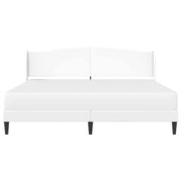 Berkfield Home Bed Frame with Headboard White 180 x 200 cm Faux Leather - thumbnail 6