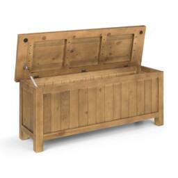 Cheshire Premium Everwood Storage Bench in Natural Finish - thumbnail 3