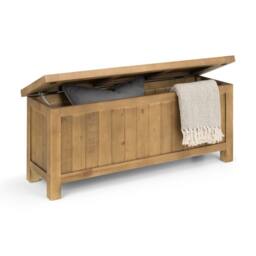 Cheshire Premium Everwood Storage Bench in Natural Finish - thumbnail 2