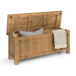 Cheshire Premium Everwood Storage Bench in Natural Finish - thumbnail 4