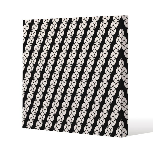 Benjamin Tate Design Striped Rope Pattern (Canvas Print) / 127 x 127 x 4cm in Natural - Size: 127 x 127 x 4 cm - image 1