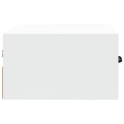 Berkfield Home Stunning Wall-mounted Bedside Cabinet White 35x35x20 cm - Size: 35 x 35 x 20 cm - thumbnail 7