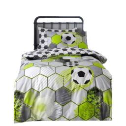 Floso Football Duvet Cover Set - Size: Single - thumbnail 1