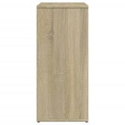 Berkfield Home Sideboard Sonoma Oak 60x31x70 cm Engineered Wood in Light Oak - Size: 60 x 31 x 70 cm - thumbnail 6