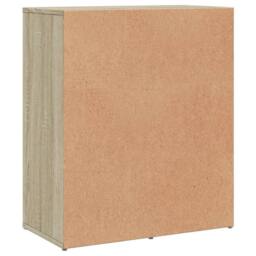 Berkfield Home Sideboard Sonoma Oak 60x31x70 cm Engineered Wood in Light Oak - Size: 60 x 31 x 70 cm - thumbnail 7