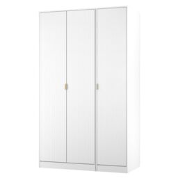 Ready Assembled 2 U Bexley 3 Door Wardrobe (Ready Assembled) in White - Size: Large - thumbnail 3