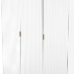Ready Assembled 2 U Bexley 3 Door Wardrobe (Ready Assembled) in White - Size: Large - thumbnail 4