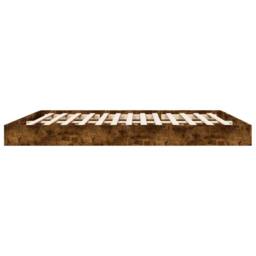 Berkfield Home Bed Frame Frame Smoked Oak 180x200 cm Super King Wood in Brown - thumbnail 5
