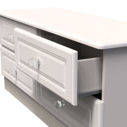 Ready Assembled 2 U Stratford 4 Drawer Bed Box (Ready Assembled) in Taupe - thumbnail 5