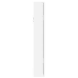 Berkfield Home Mirror Jewellery Cabinet with LED Lights Wall Mounted White - thumbnail 5