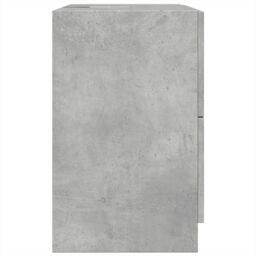 Berkfield Home Sink Cabinet Concrete Grey 59x37x59 cm Engineered Wood - Size: 59 x 37 x 59 cm - thumbnail 6
