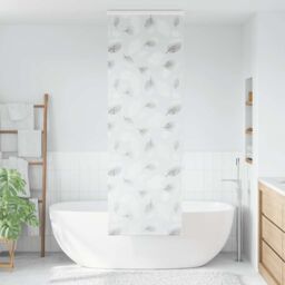 Berkfield Home Shower Roller Blind with Cassette 70x240 cm Fabric Width 66 cm in Grey - thumbnail 2