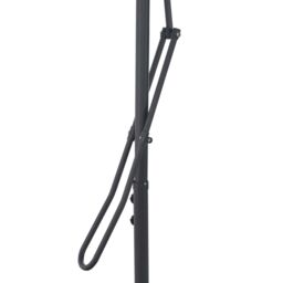 Berkfield Home Outdoor Parasol with Steel Pole 250x250 cm Taupe in Beige - thumbnail 6