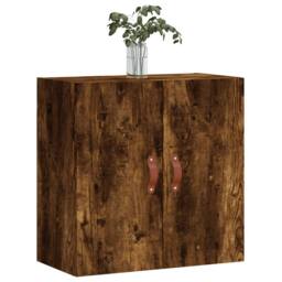 Berkfield Home Wall Cabinet Smoked Oak 60x31x60 cm Engineered Wood in Brown - Size: 60 x 31 x 60 cm - thumbnail 1