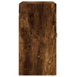 Berkfield Home Wall Cabinet Smoked Oak 60x31x60 cm Engineered Wood in Brown - Size: 60 x 31 x 60 cm - thumbnail 7