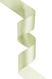 Neel Blue Double Sided Satin Polyester Ribbon Roll, 50mm x 10 Metres in Ivory - thumbnail 3