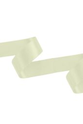 Neel Blue Double Sided Satin Polyester Ribbon Roll, 50mm x 10 Metres in Ivory - thumbnail 1