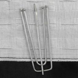 Berkfield Home Linen-Look Blackout Curtains with Hooks Black 290x245 cm - thumbnail 3