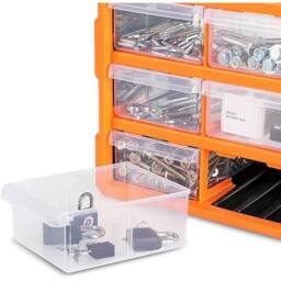 EONLION 18 MULTI STORAGE DRAWER CABINET UNIT GARAGE in Orange - Size: 1000mm × 2000mm - thumbnail 4