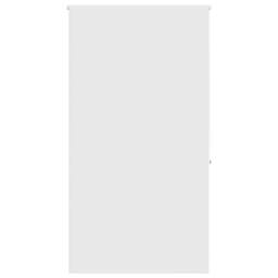 Berkfield Home Shower Roller Blind 130x240 cm Fabric Width 126 cm in White - thumbnail 3