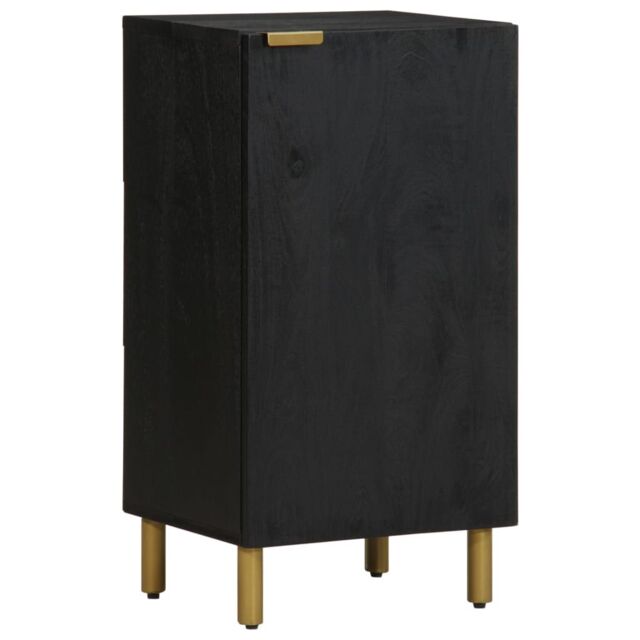Berkfield Home Sideboard Black 40x33x75 cm Engineered Wood - Size: 40 x 33 x 75 cm - image 1