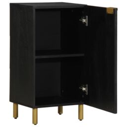 Berkfield Home Sideboard Black 40x33x75 cm Engineered Wood - Size: 40 x 33 x 75 cm - thumbnail 2