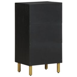 Berkfield Home Sideboard Black 40x33x75 cm Engineered Wood - Size: 40 x 33 x 75 cm - thumbnail 5