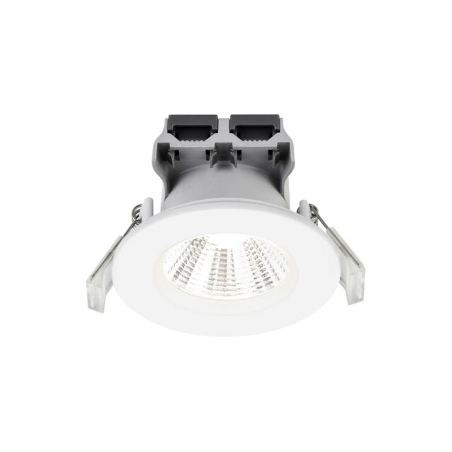 Nordlux Modern Indoor Downlight White Metal Intergrated LED 3 Pack - Mains Powered, IP65 - image 1
