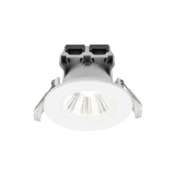 Nordlux Modern Indoor Downlight White Metal Intergrated LED 3 Pack - Mains Powered, IP65 - thumbnail 1